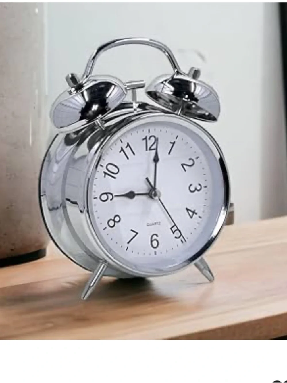 Retro bell alarm clock